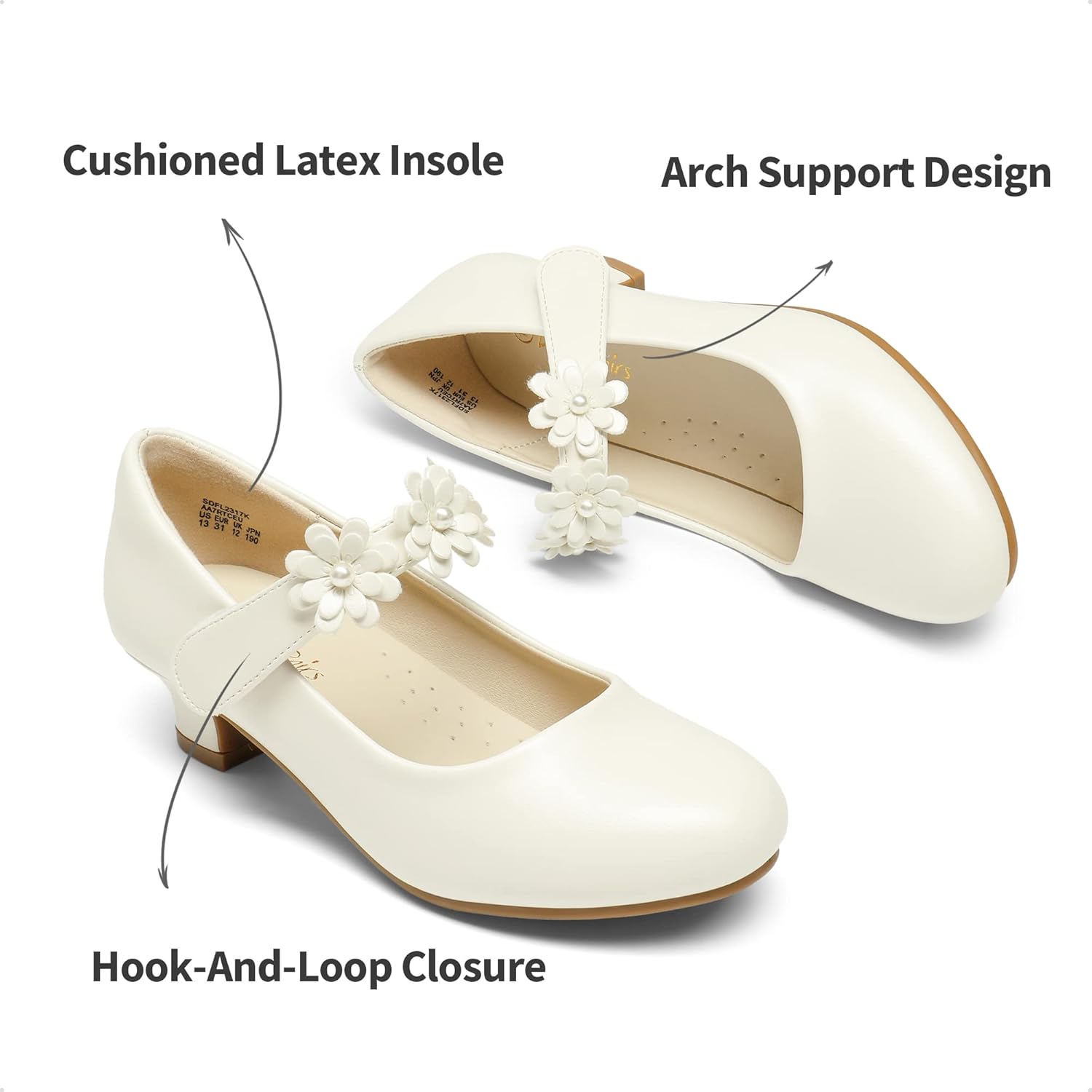 Zapatos Planos Dream Pairs Blancos, T.33,5 Zapatos Planos Dream Pairs Blancos, T.33,5